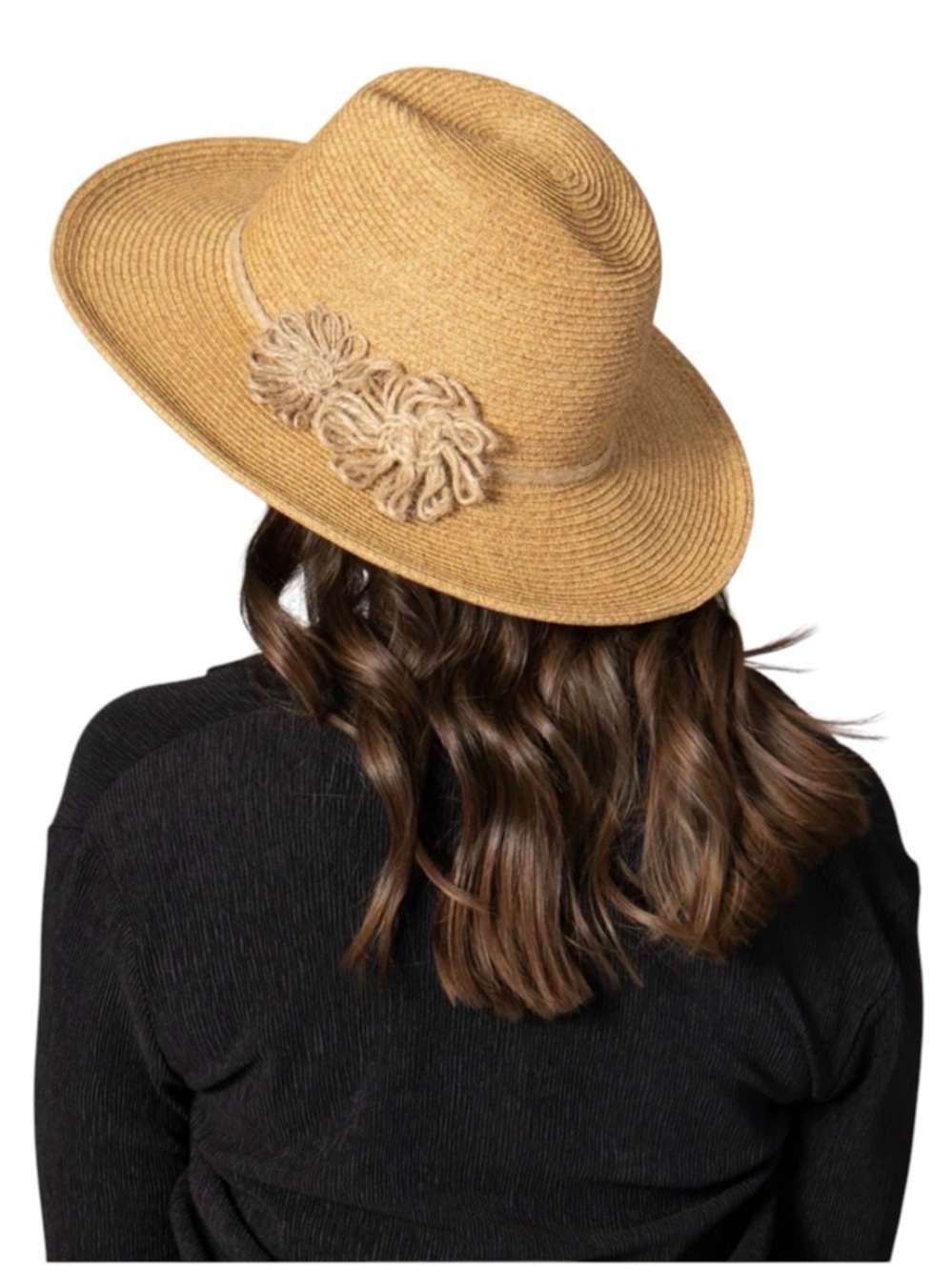 Naturally Sweet Womens Ultrabraid Sun Gat Floral Details - San Diego Hat Co OS